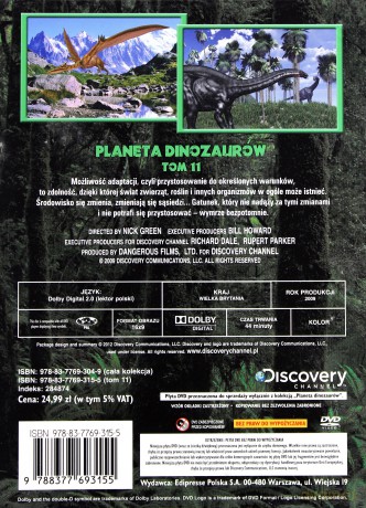 Planeta Dinozaurów (Discovery Channel) Tom 11 (booklet) [DVD]