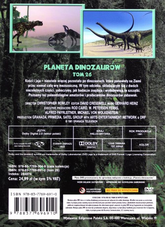 Planeta Dinozaurów (Discovery Channel) Tom 26 (booklet) [DVD]