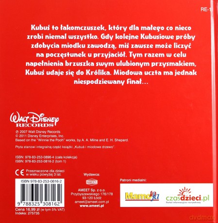 Kolekcja Kubuś i przyjaciele Tom 1: Kubuś i miodowe drzewo (digibook) [AUDIOBOOK]