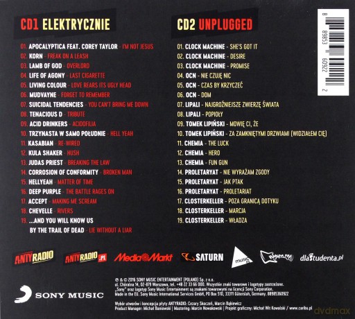 Antyradio Najlepszy Rock Na Świecie [2CD]