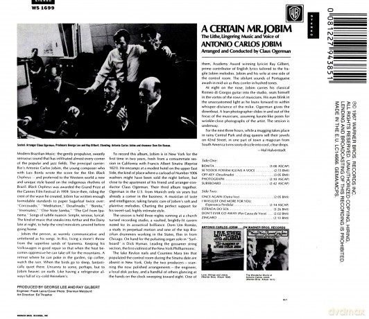 Antonio Carlos Jobim: A Certain Mr.Jobim [CD]