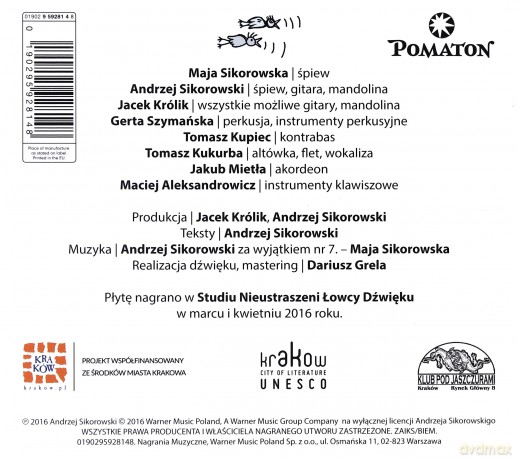 Maja i Andrzej Sikorowscy: Okno Na Planty [CD]