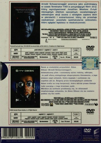 Terminator 3: Bunt maszyn / Szósty dzień [2DVD]