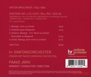 Paavo Järvi & Frankfurt Radio: Bruckner: Symphony No. 4 Romantic [CD]