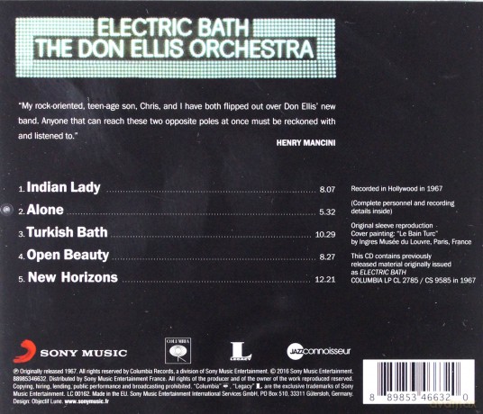 The Don Ellis Orchestra: Electric Bath [CD]