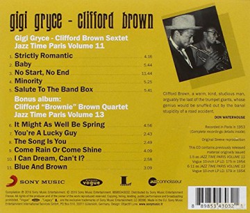 Gigi Gryce & Clifford Brown: Gigi Gryce - Clifford Brown Sextet [CD]