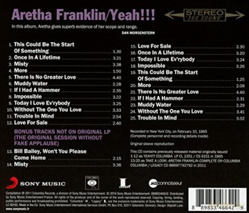 Aretha Franklin: Yeah!!! [CD]