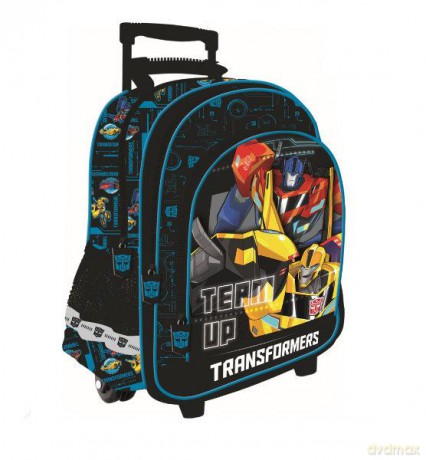 Plecak szkolny na kółkach Transformers