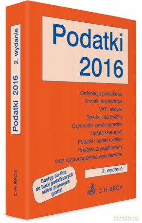 Podatki 2016 [KSIĄŻKA]