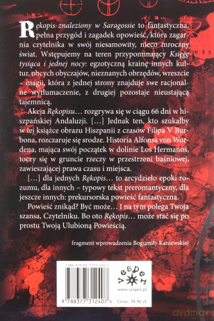 Rękopis znaleziony w Saragossie - Jan Potocki [KSIĄŻKA]