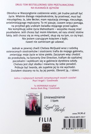 Skazanie. Legal briefs (Tom 2) - Emma Chase [KSIĄŻKA]