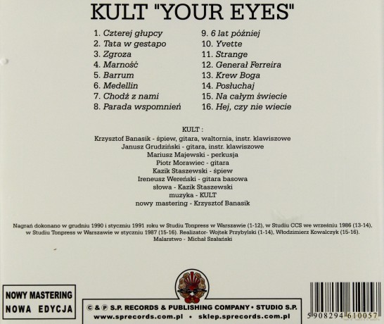 Kult: Your Eyes [CD]