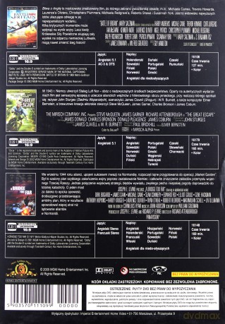 Kolekcja Wojenna: Bitwa o Anglię / Wielka ucieczka / O jeden most za daleko [BOX] [3DVD]