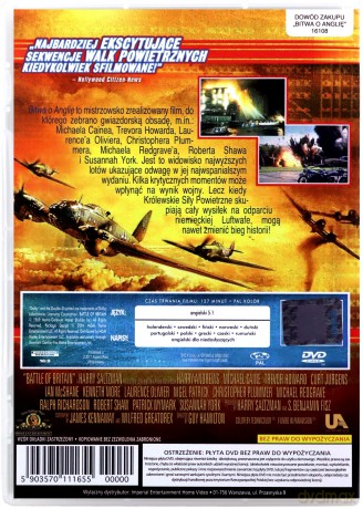 Kolekcja Wojenna: Bitwa o Anglię / Wielka ucieczka / O jeden most za daleko [BOX] [3DVD]