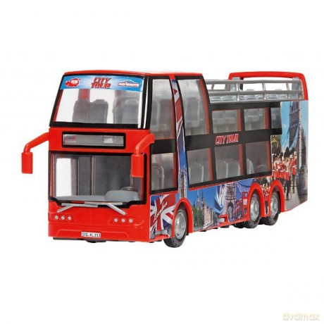 Autobus turystyczny, czerwony
