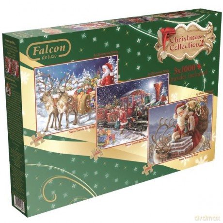 JUMBO 3x1000 el. Kolekcja Świąteczna 2 [PUZZLE]