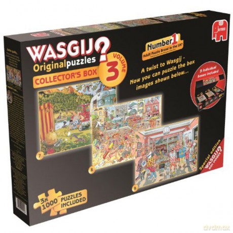 JUMBO 3x1000 el. Wasgij zestaw kolekcjonerski [PUZZLE]