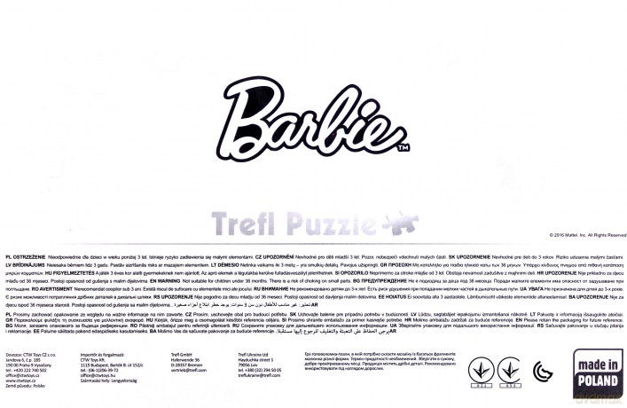 TREFL 100 el. Galaktyczna przygoda Barbie [PUZZLE]
