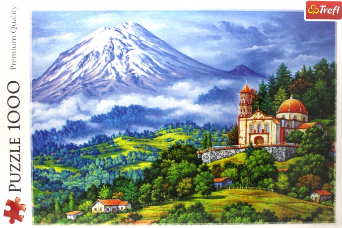 TREFL 1000 el. Pejzaż z wulkanem [PUZZLE]