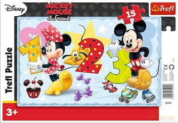 TREFL 15 el. Ramkowe Policzmy razem [PUZZLE]