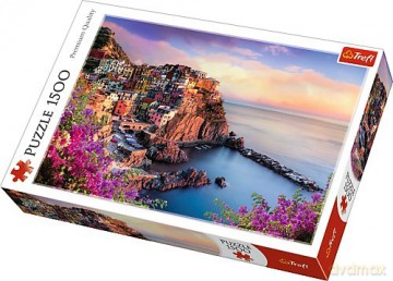 TREFL 1500 el. Widok na miasteczko Manarola [PUZZLE]