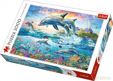 TREFL 2000 el. Wesołe delfiny [PUZZLE]