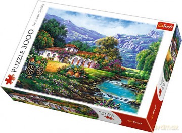 TREFL 3000 el. Hacjenda nad strumieniem [PUZZLE]