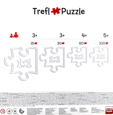 TREFL 4w1 Dora i przyjaciele [PUZZLE]