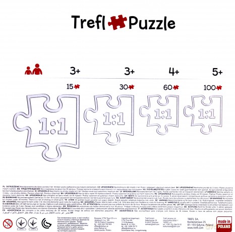 TREFL 4w1 SpongeBob i Patryk [PUZZLE]