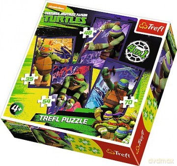 TREFL 4w1 Wojownicze Żółwie Ninja [PUZZLE]