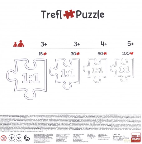 TREFL 4w1 Wojownicze Żółwie Ninja [PUZZLE]