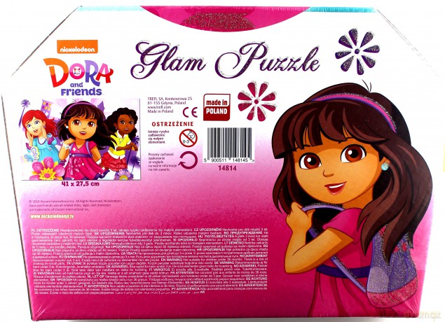 TREFL 50 el. Glam Dora i przyjaciele, Lśniące sukienki [PUZZLE]
