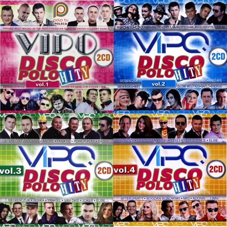 Vipo Disco Polo Hity vol. 1-4 Pakiet [8CD]