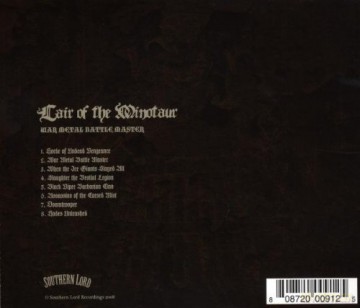 Lair Of The Minotaur: War Metal Battle Master [CD]