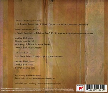 Joshua Bell: For the Love of Brahms [CD]
