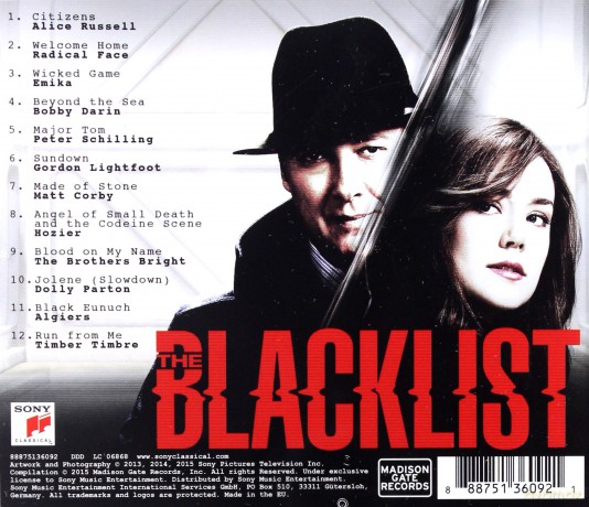 The Blacklist soundtrack (Czarna Lista) [CD]