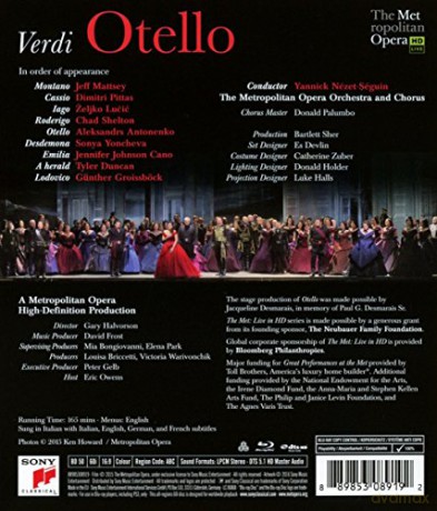 Sonya Yoncheva: Verdi: Otello [Blu-Ray]