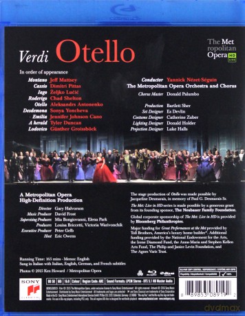 Sonya Yoncheva: Verdi: Otello [Blu-Ray]