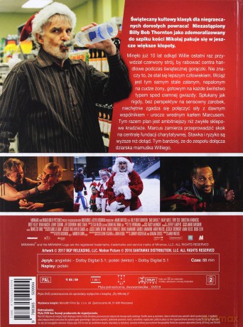 Zły Mikołaj 2 (booklet) [DVD]