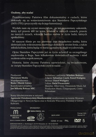 Ocalony, aby ocalać [DVD]