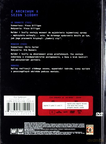 Z archiwum X sezon 7 [BOX] 42 (booklet) [DVD]