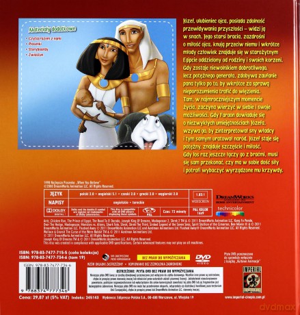 Józef - Władca snów (Kultowe Animacje) (booklet) [DVD]