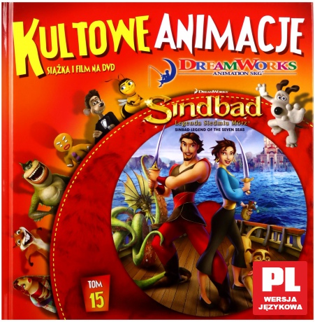 Kultowe Animacje Tom 15: Sindbad: Legenda Siedmiu Mórz (booklet) [DVD]