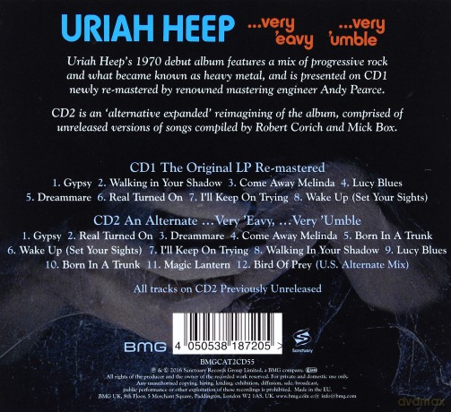 Uriah Heep: Very 'Eavy, Very 'Umble [2CD]