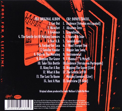 Faith No More: King For A Day Fool For A Lifetime [2CD]