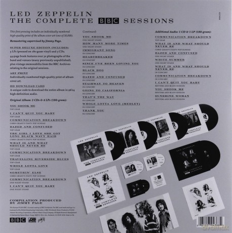 Led Zeppelin: The Original BBC Sessions (Deluxe Editon) [5xWinyl]+[3CD]