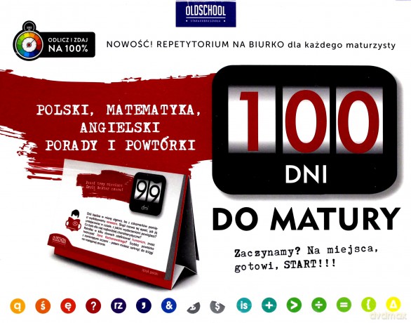 100 dni do matury. Polski, matematyka, angielski [KSIĄŻKA]