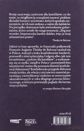 Dziennik francuskiego oficera w służbie - Auguste Francois, Thesby de Belcour [KSIĄŻKA]