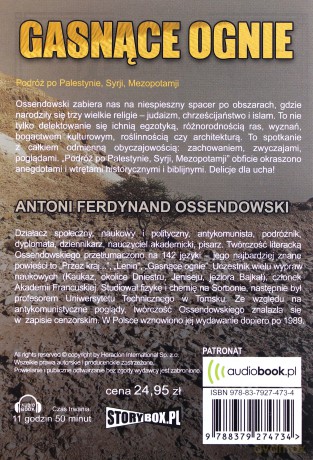 Gasnące ognie - Antoni Ferdynand Ossendowski [AUDIOBOOK]