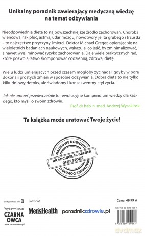 Jak nie umrzeć przedwcześnie - Michael Greger, Gene Stone [KSIĄŻKA]